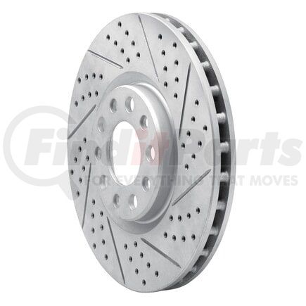 Dynamic Friction Company 830-39025R Geoperformance Rotor - Drilled and Slotted