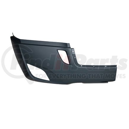 United Pacific 42463 Bumper Cover - RH, without Deflector Hole, for 2018-2020 FL Cascadias, with Fog Lamp Hole, for 2018-2020 FL Cascadia