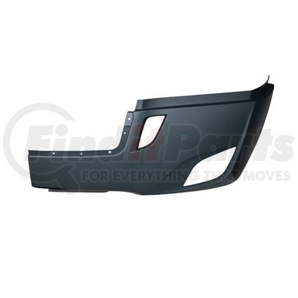 United Pacific 42462 Bumper Cover - LH, without Deflector Holes, with Fog Lamp Hole, for 2018-2020 FL Cascadia