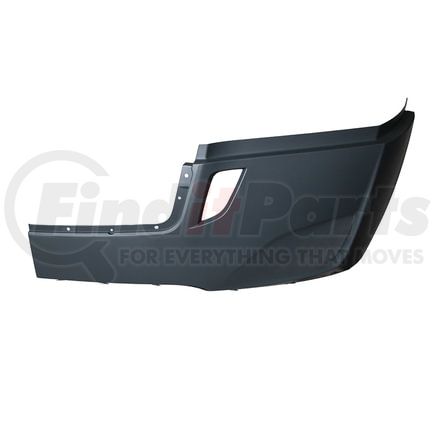 United Pacific 42464 Bumper Cover - LH, with Deflector Holes, without Fog Lamp Hole, for 2018-2020 FL Cascadia