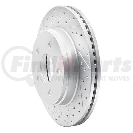 Dynamic Friction Company 830-40094L Geoperformance Rotor - Drilled and Slotted
