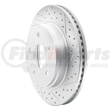 Dynamic Friction Company 830-40094R Geoperformance Rotor - Drilled and Slotted