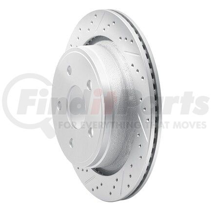Dynamic Friction Company 830-40095L Geoperformance Rotor - Drilled and Slotted