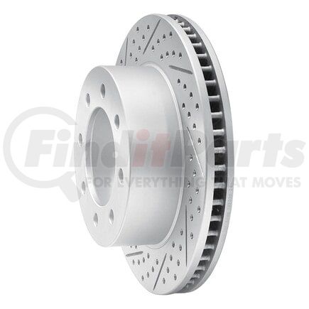 Dynamic Friction Company 830-40102L Geoperformance Rotor - Drilled and Slotted