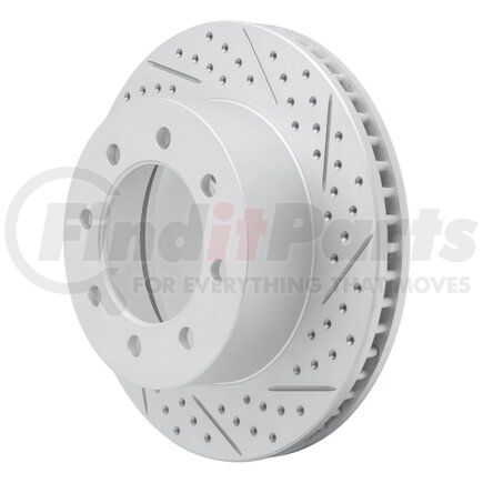 Dynamic Friction Company 830-40102R Geoperformance Rotor - Drilled and Slotted