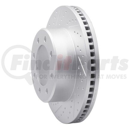 Dynamic Friction Company 830-40110L Geoperformance Rotor - Drilled and Slotted