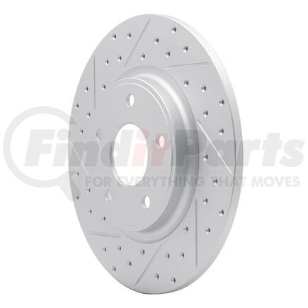 Dynamic Friction Company 830-40113L Geoperformance Rotor - Drilled and Slotted