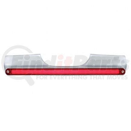 United Pacific 71006 Turn Signal Light - Motorcycle, Rear, with 24 LED 12" "Glo" Light Bar, Red LED/Red Lens