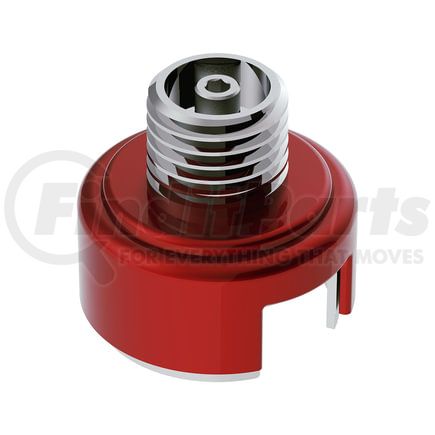 United Pacific 71026 Shift Knob Mounting Adapter - Candy Red, M30 x 3.5, for Eaton Fuller Style 13/15/18 Shifter