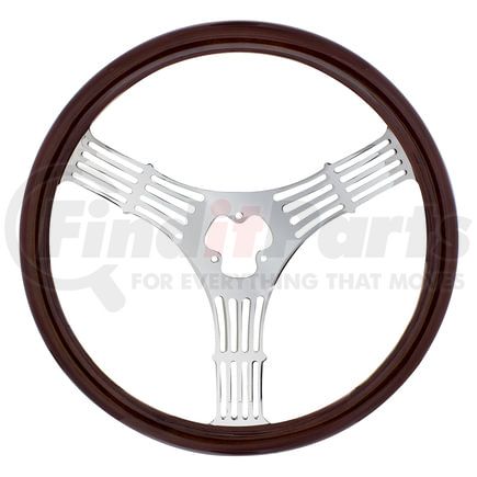 United Pacific 88106 Steering Wheel - 18", Wood, Banjo