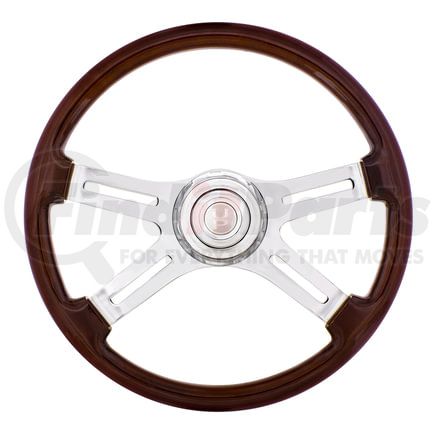 United Pacific 88130 Steering Wheel - 18" 4 Spoke, with Hub, Freightliner 1989-July 2006