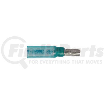 United Pacific 98177 Male Bullet Connector - 10 Pieces, Blue, .157 Tab, 16-14 AWG, CS Heat Shrink