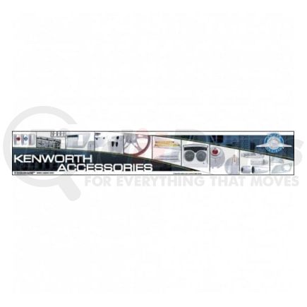 United Pacific 99033 Product Identification Label - Kenworth Fixture/Header Sign