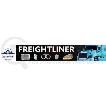 United Pacific 99034 Product Identification Label - 46" X 7" Freightliner Header Sign