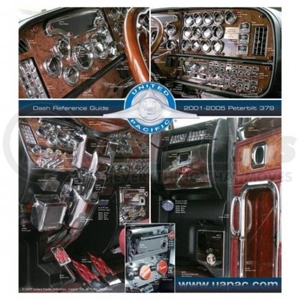 United Pacific 99044 Hardware Assortment and Merchandiser - Poster for 2001-2005 Peterbilt Interior Accessories