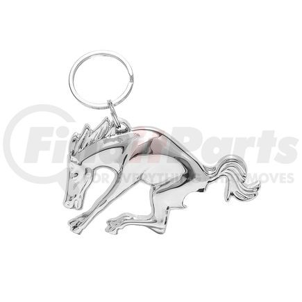 United Pacific 99102 Key Chain/Bottle Opener - Chrome Bucking Horse