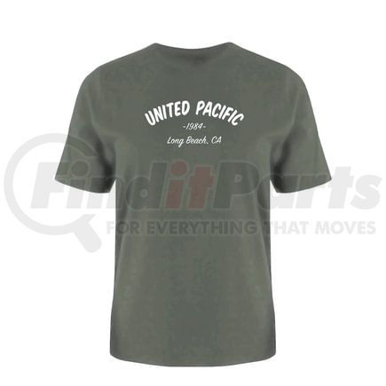 United Pacific 99180M T-Shirt - United Pacific Long Beach Tee, Green, Medium