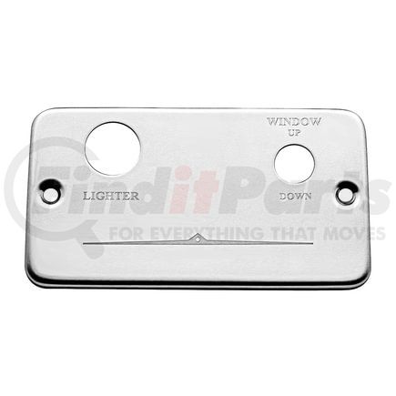 United Pacific 48127 Cigarette Lighter Plate - Lighter/Window, RH, for Freightliner