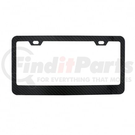 United Pacific 50079 License Plate Frame - Carbon Fiber Style, Wide Bottom