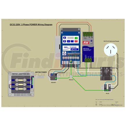 Gates 78963 GC32TSI 3 Phase Conversion