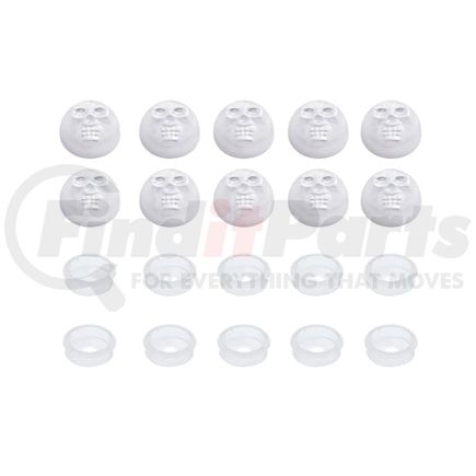 United Pacific 70196 Skull Snap Cap - Fits 10/12 Screws