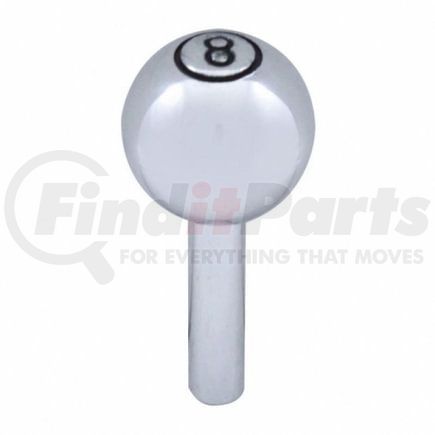 United Pacific 70208 Door Lock Knob - Chrome Large "8" Ball