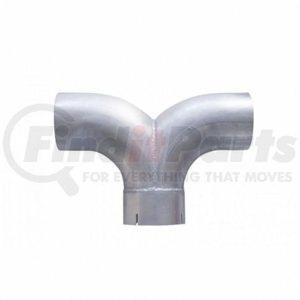 United Pacific YA-5-01A Exhaust Y Pipe - Universal, Aluminized, 5" Y Pipe - 16" W x 11" L