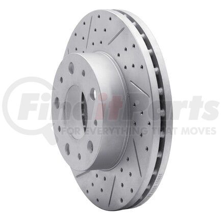 Dynamic Friction Company 830-40114L Geoperformance Rotor - Drilled and Slotted