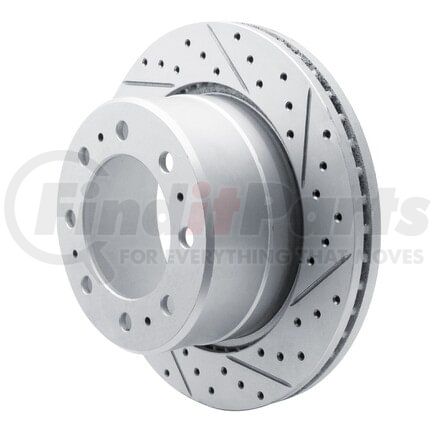 Dynamic Friction Company 830-40118R Geoperformance Rotor - Drilled and Slotted