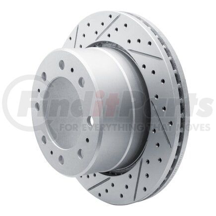 Dynamic Friction Company 830-40118L Geoperformance Rotor - Drilled and Slotted