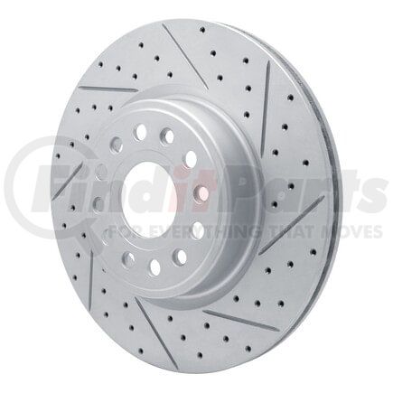 Dynamic Friction Company 830-40120R Geoperformance Rotor - Drilled and Slotted