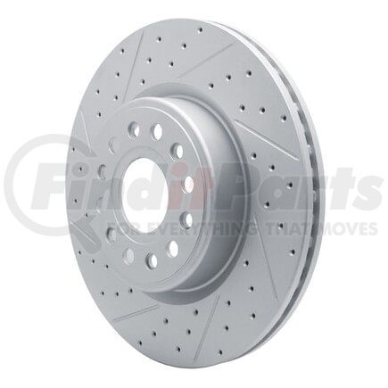 Dynamic Friction Company 830-40120L Geoperformance Rotor - Drilled and Slotted