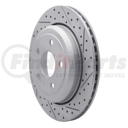 Dynamic Friction Company 830-42006L Geoperformance Rotor - Drilled and Slotted