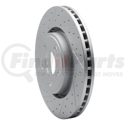 Dynamic Friction Company 830-42007L Geoperformance Rotor - Drilled and Slotted