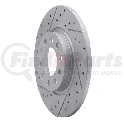 Dynamic Friction Company 830-42012L Geoperformance Rotor - Drilled and Slotted
