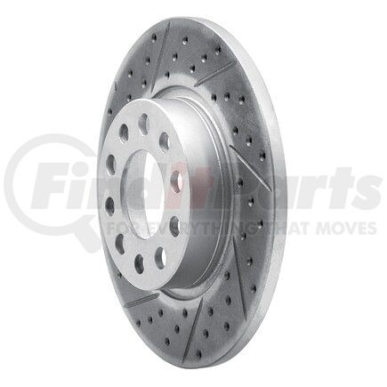 Dynamic Friction Company 830-42014L Geoperformance Rotor - Drilled and Slotted