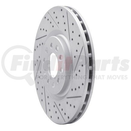 Dynamic Friction Company 830-42013R Geoperformance Rotor - Drilled and Slotted