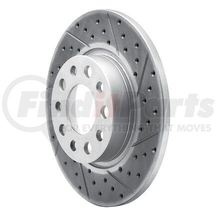 Dynamic Friction Company 830-42014R Geoperformance Rotor - Drilled and Slotted