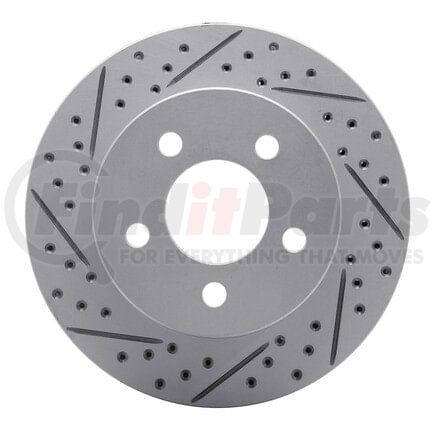 Dynamic Friction Company 830-42026L Geoperformance Rotor - Drilled and Slotted