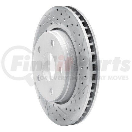 Dynamic Friction Company 830-42030R Geoperformance Rotor - Drilled and Slotted
