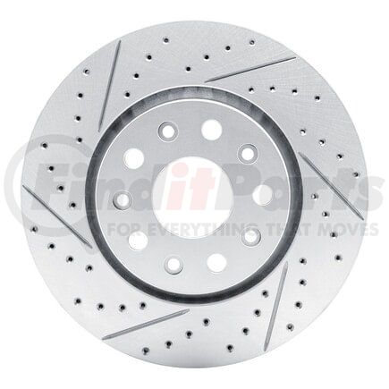 Dynamic Friction Company 830-42038L Geoperformance Rotor - Drilled and Slotted