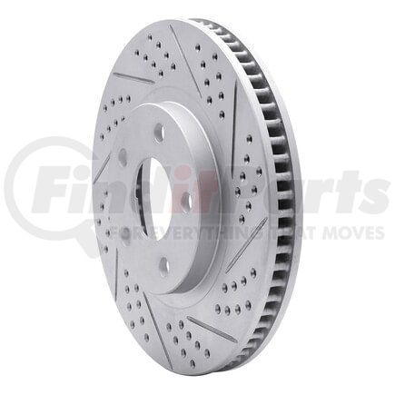Dynamic Friction Company 830-45008R Geoperformance Rotor - Drilled and Slotted