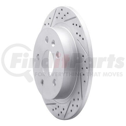 Dynamic Friction Company 830-45015L Geoperformance Rotor - Drilled and Slotted