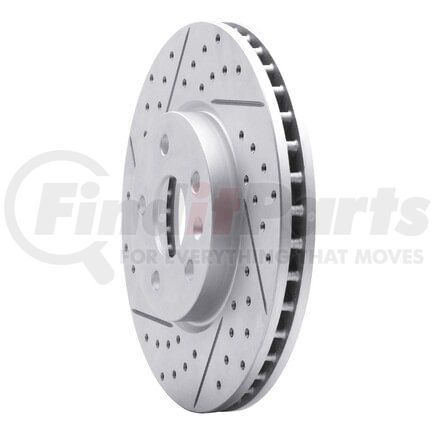 Dynamic Friction Company 830-45016L Geoperformance Rotor - Drilled and Slotted