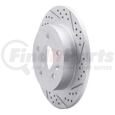 Dynamic Friction Company 830-45015R Geoperformance Rotor - Drilled and Slotted