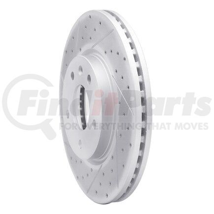 Dynamic Friction Company 830-45045L Geoperformance Rotor - Drilled and Slotted