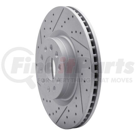 Dynamic Friction Company 830-46036L Geoperformance Rotor - Drilled and Slotted