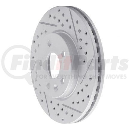 Dynamic Friction Company 830-47043R Geoperformance Rotor - Drilled and Slotted