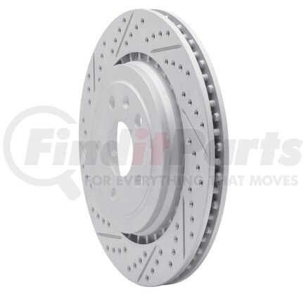 Dynamic Friction Company 830-47069R Geoperformance Rotor - Drilled and Slotted