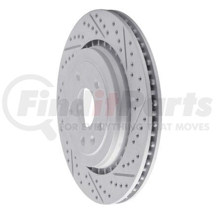 Dynamic Friction Company 830-47074R Geoperformance Rotor - Drilled and Slotted